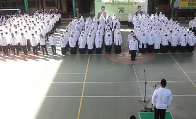 Rayakan HAB Kemenag, Kemenag Banjarnegara Adakan Upacara