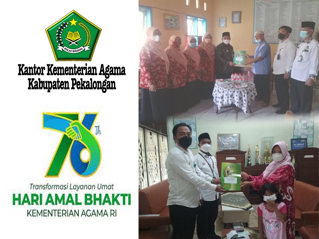 Dalam Rangka HAB ke-76, Kankemenag Kab. Pekalongan Santuni Anak Yatim
