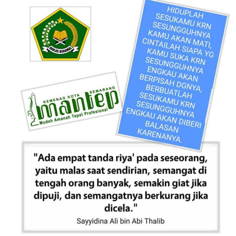 Kepala dan Penghulu Kankemenag Kota Semarang, Sedekah Jariyah Melalui Medsos