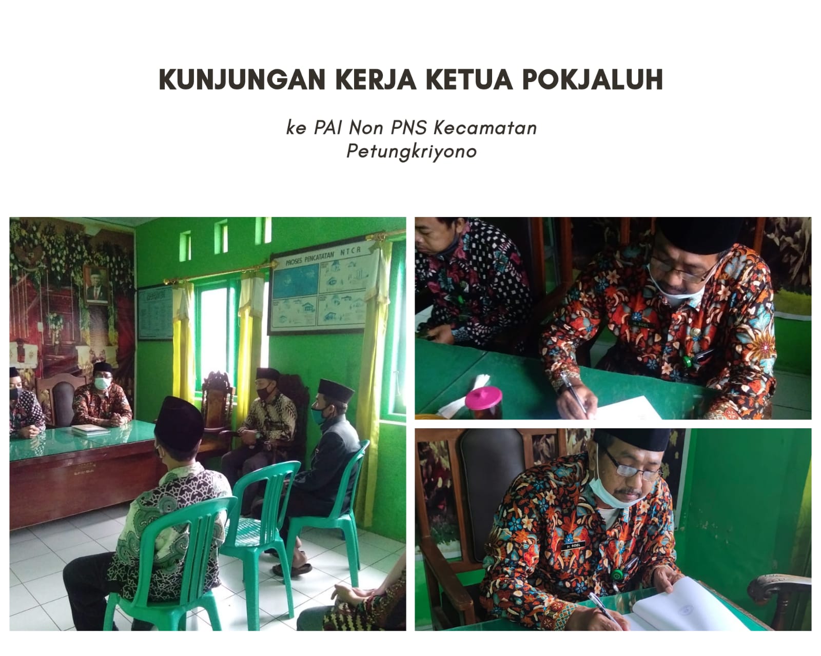 Kunker Ketua Pokjaluh Kabupaten Pekalongan ke Petungkriyono