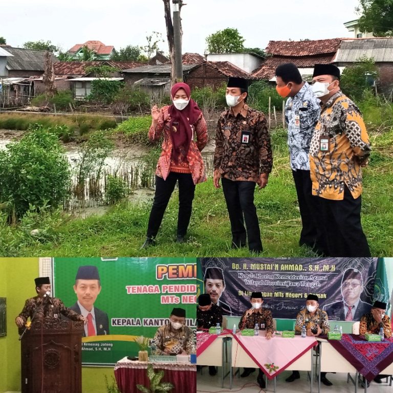 Musta’in Ahmad Kunjungi Demak, Tinjau Bakal Lokasi Asrama Haji dan Berikan Pembinaan ASN