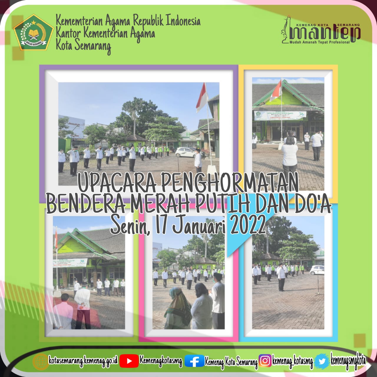 Upacara Merupakan Bentuk Kedisiplinan dan Integritas ASN Kemenag