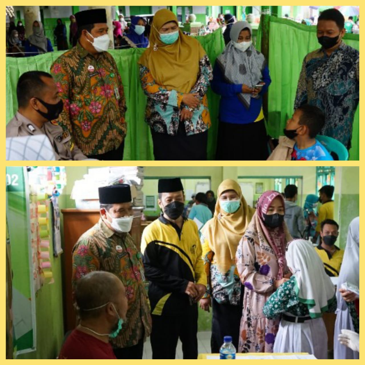 Kakankemenag Kab. Pekalongan Memonitroring Vaksin di MISW Kranji 01 dan 02