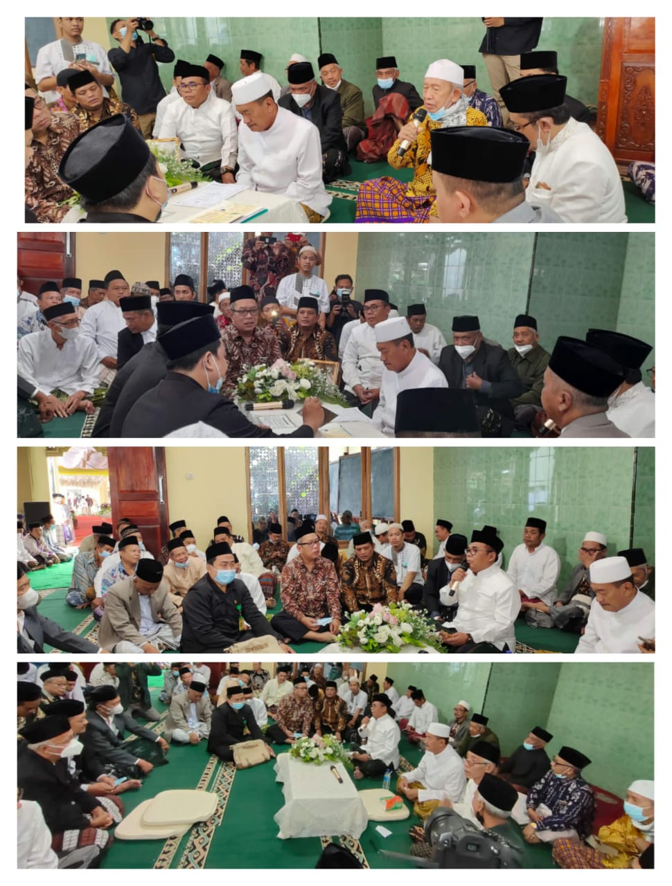 Walimatul Arsy Serasa Ada Khalaqah Para Masayikh, Ulama dan Santri