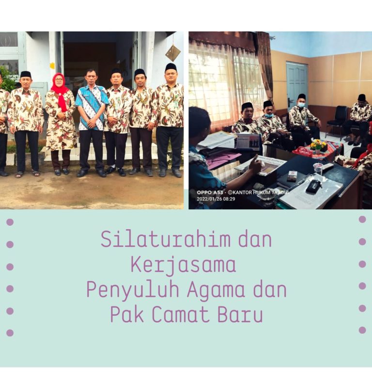 Silaturahmi Sosialisasi Kegiatan Penyuluh Agama Islam