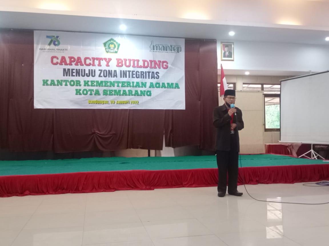 Menjelang Pensiun, Salah Satu Pegawai Sampaikan Pamit pada Kegiatan Capacity Building