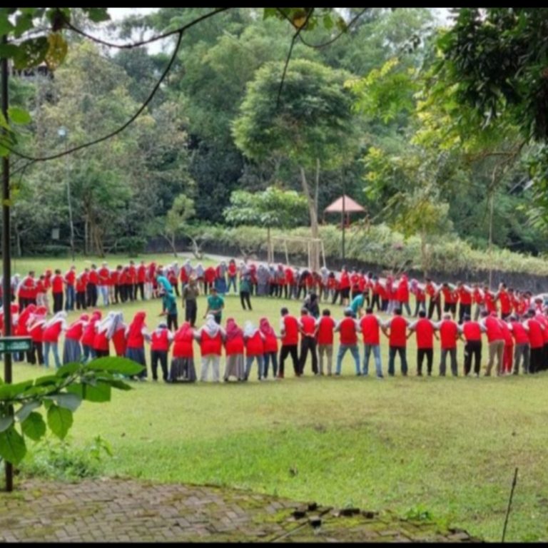 Melalui Permainan Outbound, Setiap Pegawai Diimbau Untuk Mengambil Peran