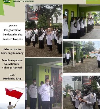 Apel Penghormatan Bendera, Hariyadi Ajak Teladani Semangat Pendahulu