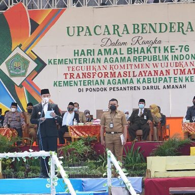 Pimpin Upacara HAB Ke 76, Bupati Kendal Apresiasi Pencapaian Kinerja Kemenag