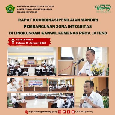 Rakor Percepatan Tim Zona Integritas