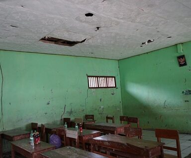 Puting Beliung Robohkan Atap Madrasah Peraih Medali Perak KSM 2021