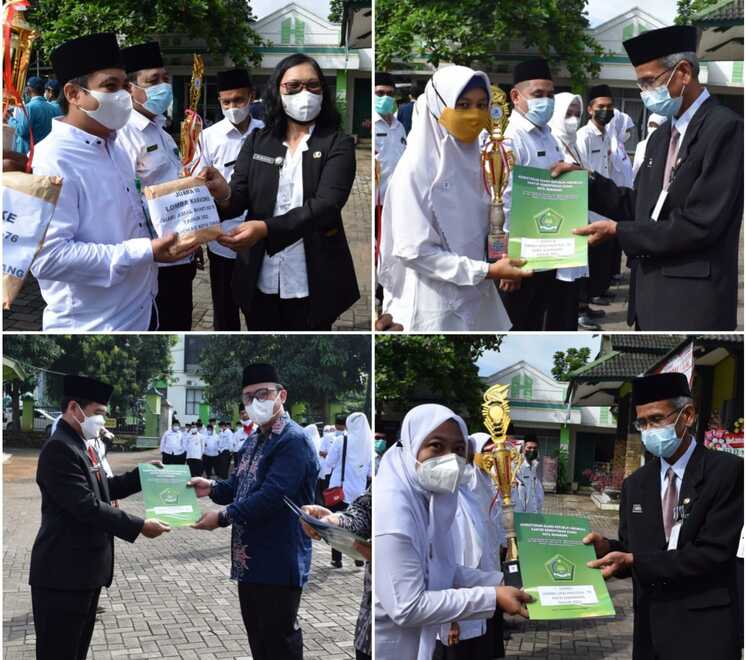 Penyerahan Piala Pemenang Lomba HAB ke-76