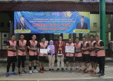 Dramatis Penuh Perjuangan, MAN 2 Banjarnegara Juara Bola Voli HAB Kemenag