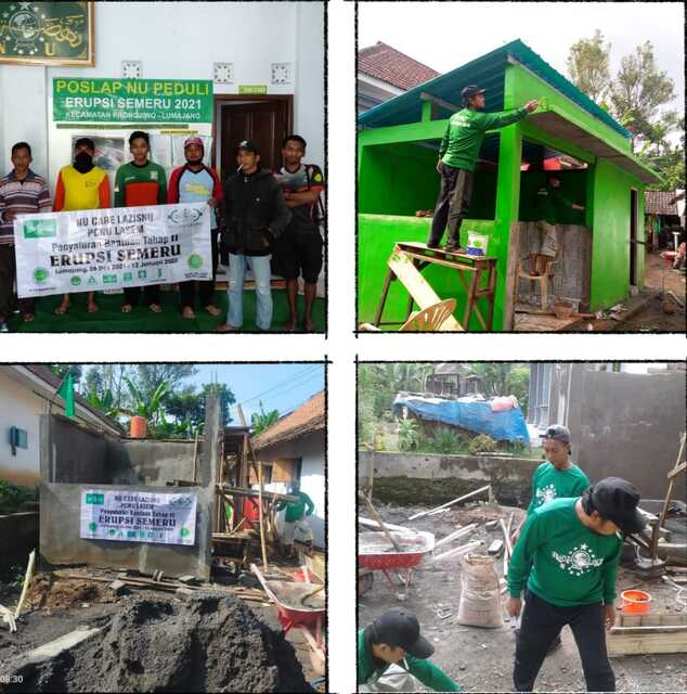 Badko LPQ dan FKDT Lasem Salurkan Bantuan untuk Warga Terdampak Erupsi Semeru