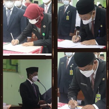 Kakankemenag Lantik Pejabat Kasi PD Pontren dan Dua Kepala KUA