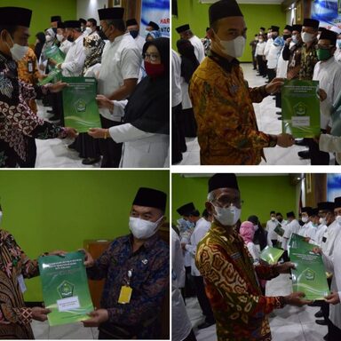 37 Madrasah Berprestasi Terima Piagam Penghargaan