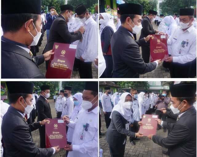 29 ASN Terima Tanda Kehormatan Satya Lancana Karya Satya