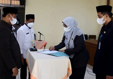 Lantik Pejabat Eselon IV, Ini Permintaan Mahrus