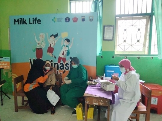 Siswa MIN 2 Rembang Sukseskan Vaksinasi Covid-19