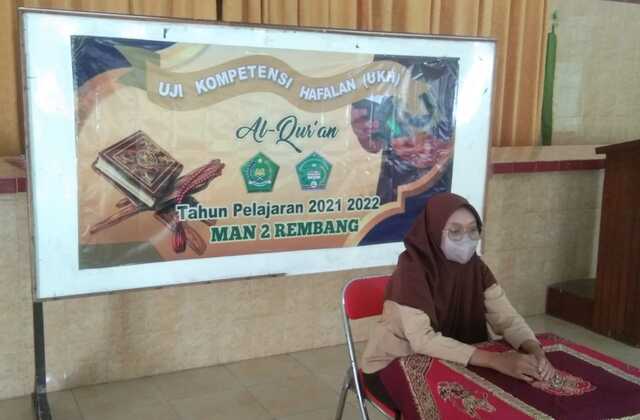 MAN 2 Rembang Selenggarakan Uji Kompetensi Hafalan Siswa