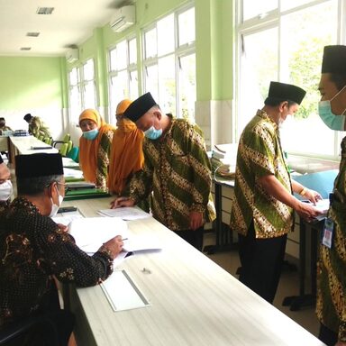 MTsN 5 Rembang Jadi Obyek PKKM dan Penilaian Kinerja Guru