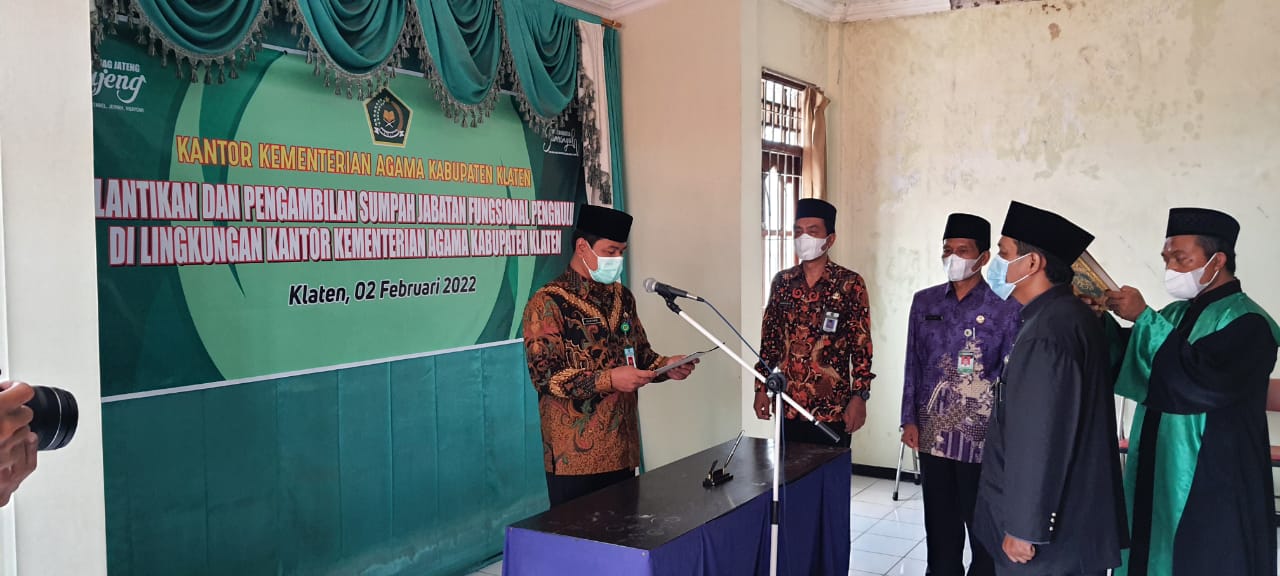 Lantik Penghulu, Kakankemenag Minta Jangan Ada Penyelewengan Jabatan