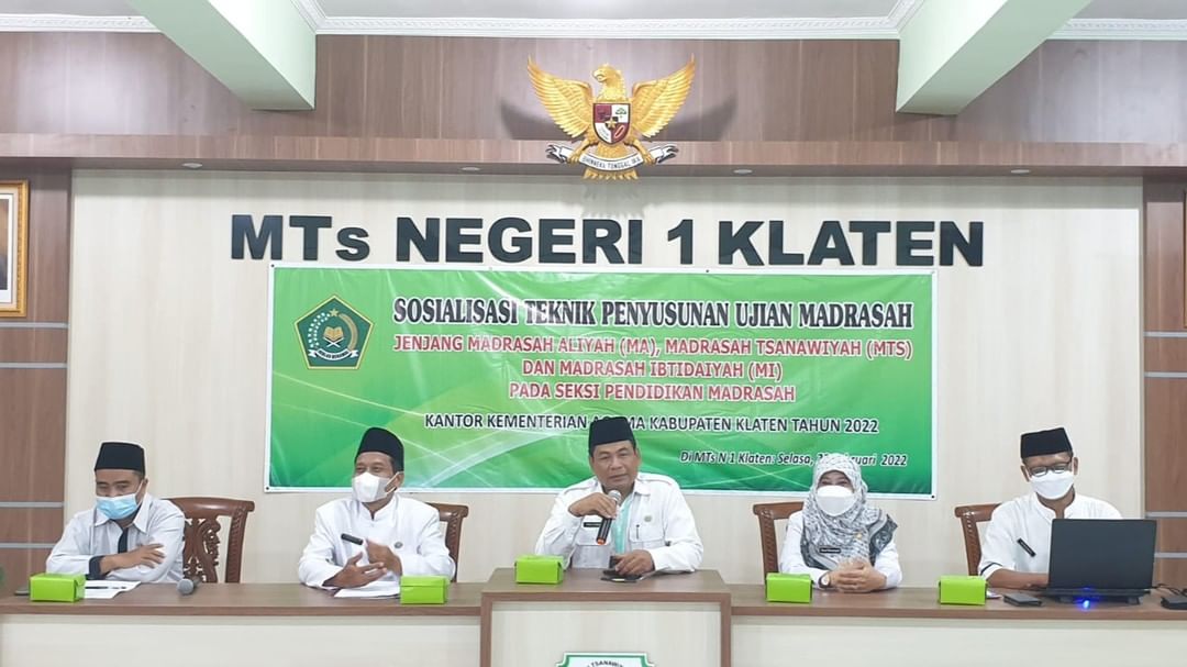 Kemenag Klaten Gelar Sosialisasi Teknik Penyusunan Soal Ujian Madrasah
