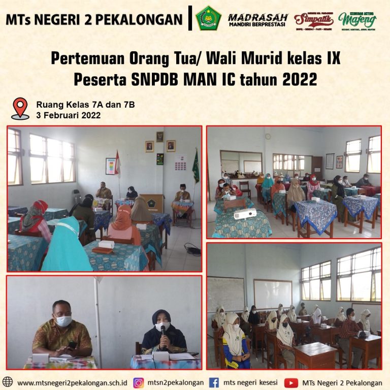 Pemantapan SNPDB MAN IC Tahun 2022.