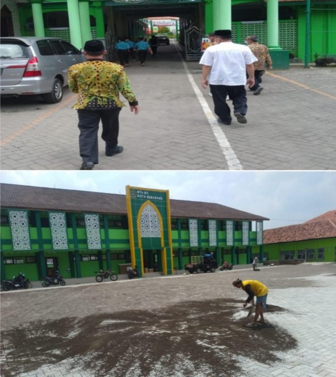 Mukhlis Tinjau Langsung Progres Kesiapan Peresmian Gedung SBSN MTsN 1 Kota Semarang