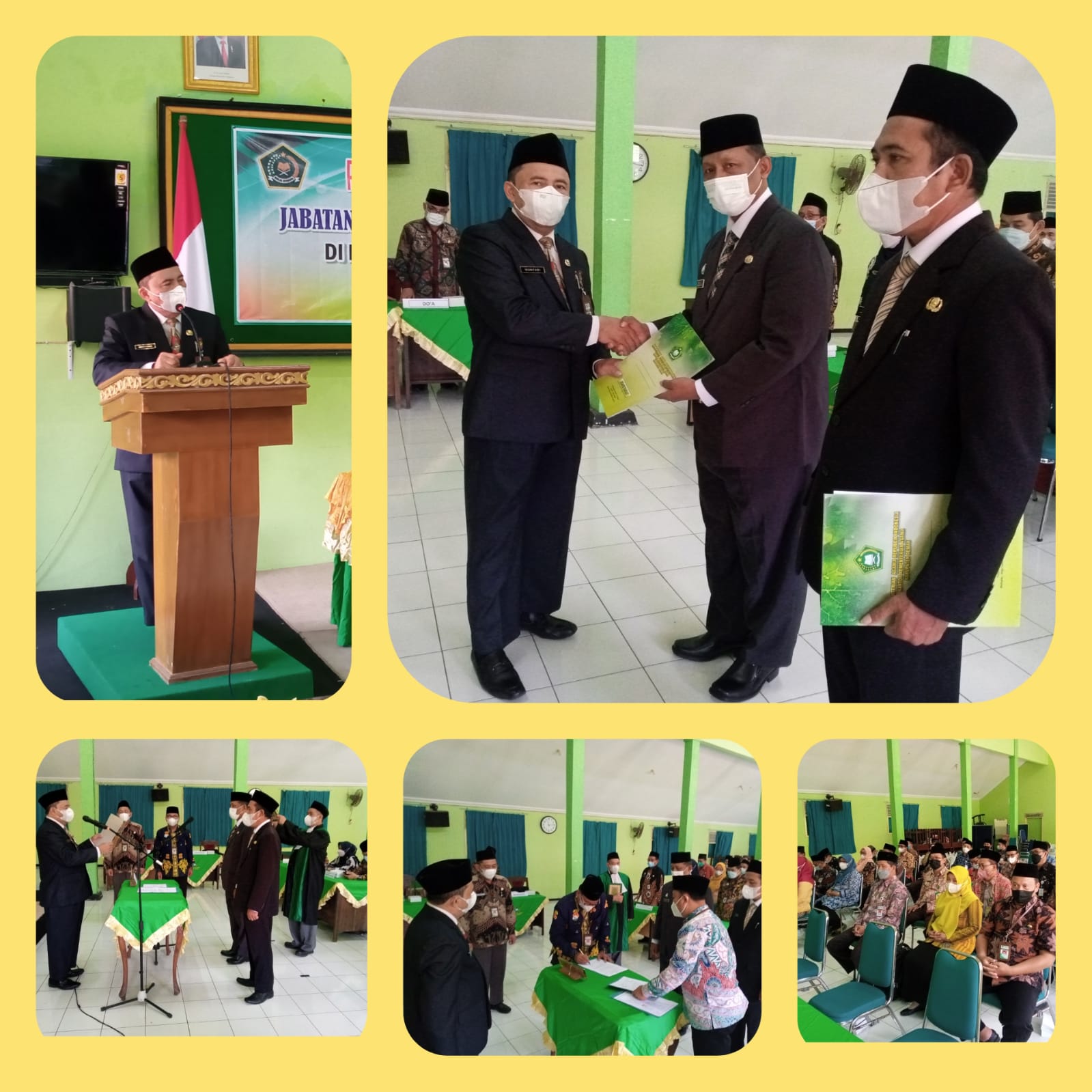 Ahmad Muhtadi Lantik Penghulu dan Pengawas Madrasah di Lingkungan Kemenag Demak
