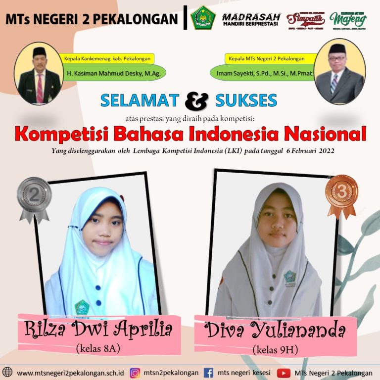 Rizal dan Diva Raih Juara Tingkat Nasional