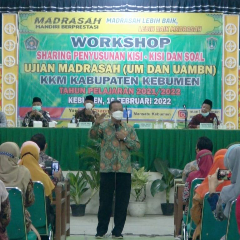 Kemenag Kebumen Adakan Workshop Sharing Pembuatan Kisi-kisi dan Soal