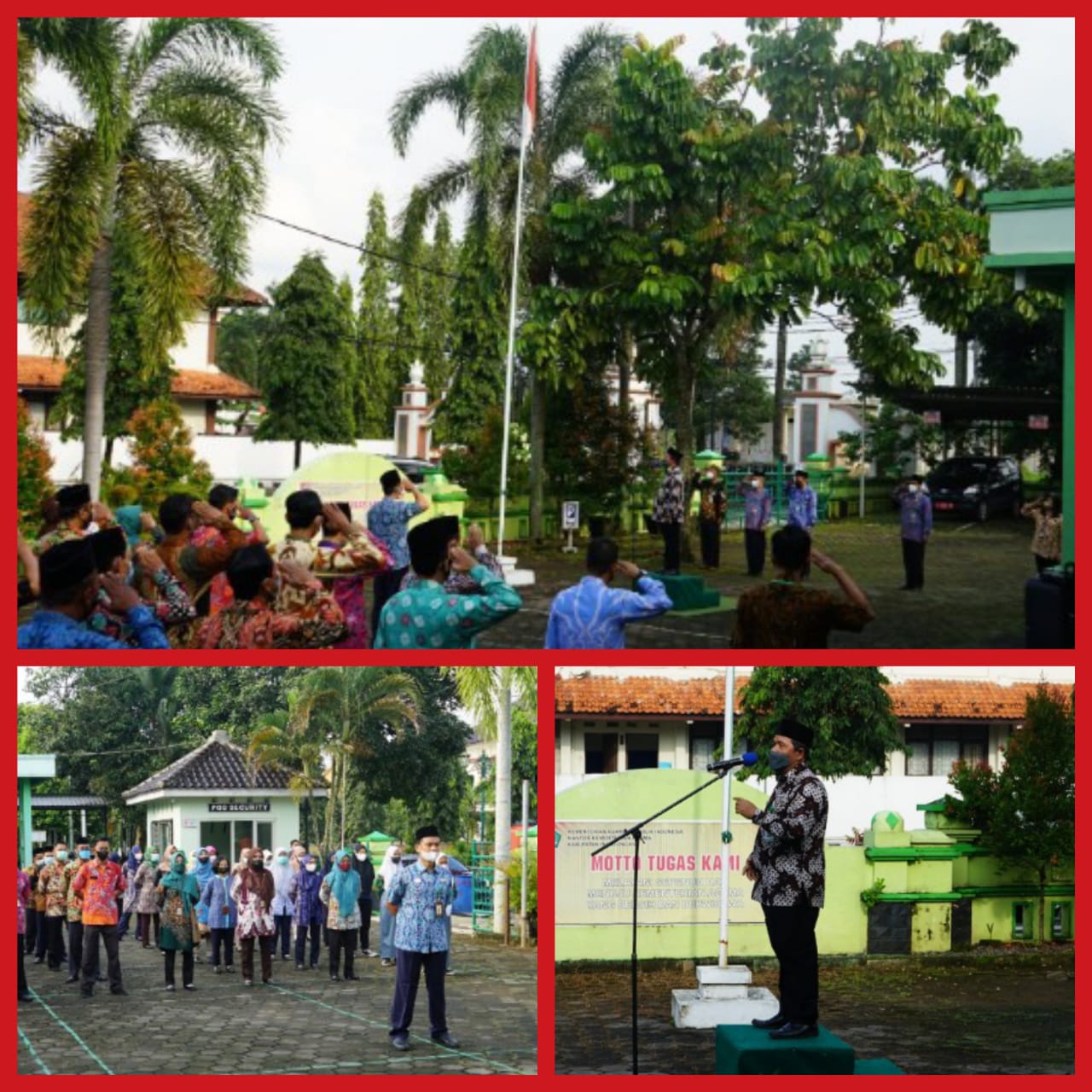 Apel Penghormatan Bendera Merah Putih dan Do’a Target Penting dan Mendesak Saat Ini