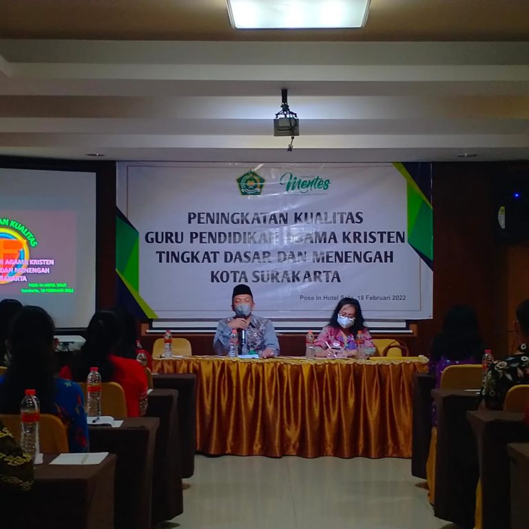 Penyelenggara Kristen selenggarakan Pembinaan Peningkatan Kualitas Guru