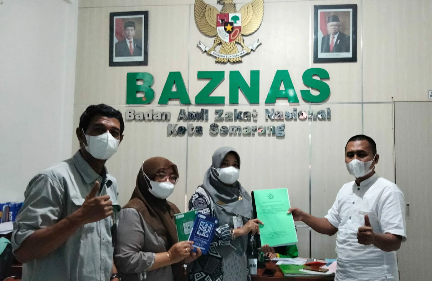 UPZ Kankemenag Kota Semarang Serahkan LPJ Kepada BAZNAS Kota Semarang