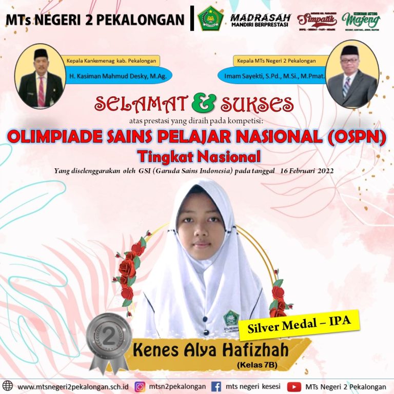 Kenes Raih Gelar Juara di OSPN Tingkat Nasional