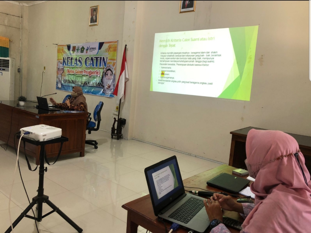 KUA dan Puskesmas Bergandeng Tangan Berikan Pembekalan kepada Catin