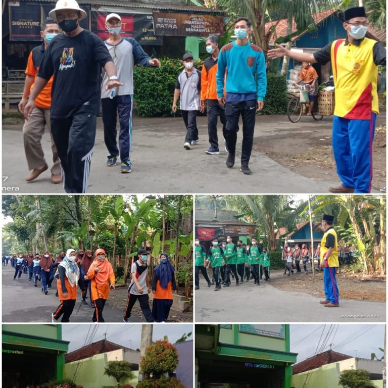 <strong>Jaga Imun Tubuh, MTsN 5 Kebumen Adakan Jalan Sehat</strong>