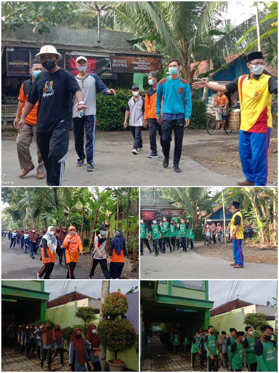 <strong>Jaga Imun Tubuh, MTsN 5 Kebumen Adakan Jalan Sehat</strong>