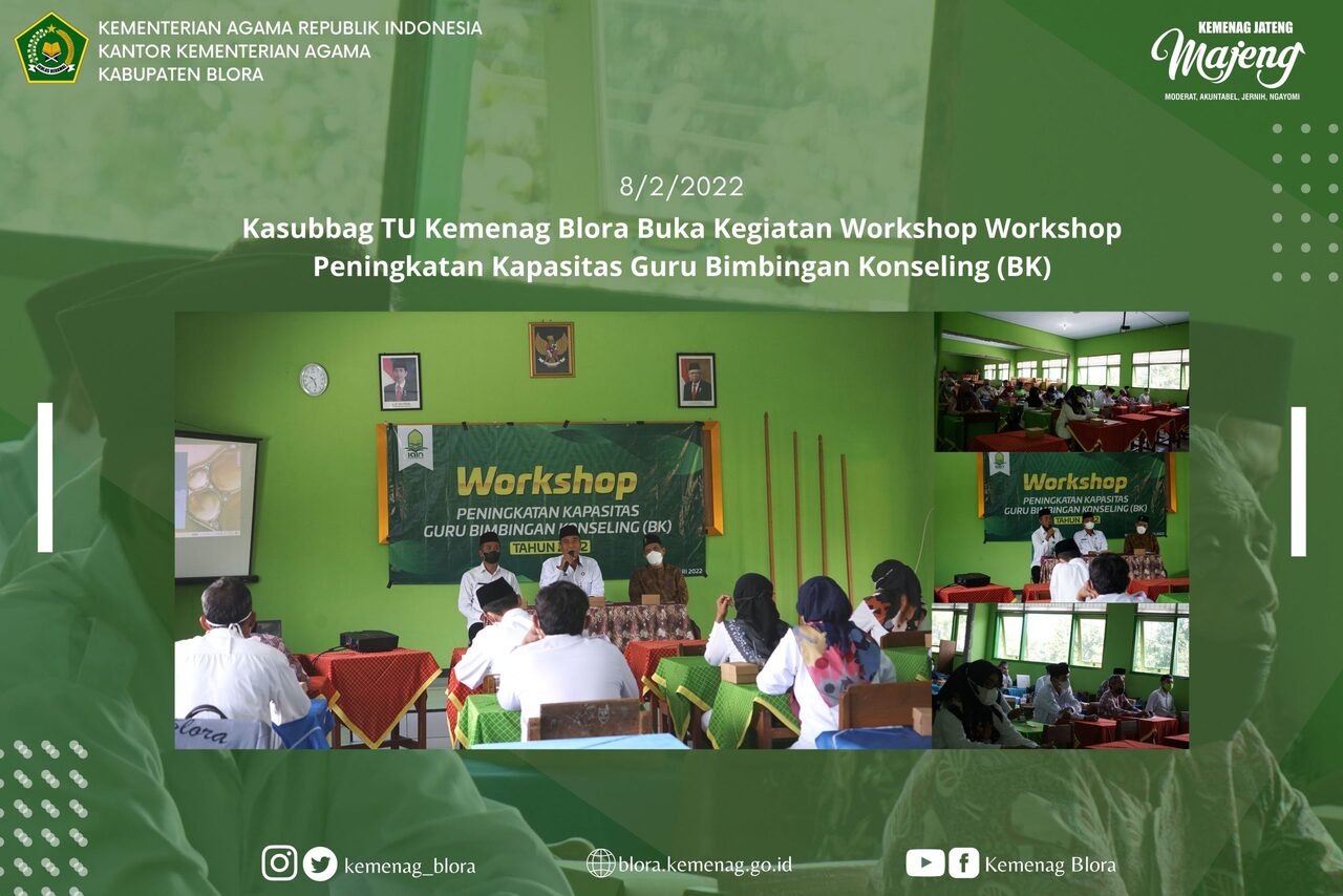 Jalin Kerjasama Kemenag Blora Dan IAIN Ponorogo Gelar Pelatihan Peningkatan Guru Bimbingan dan Konseling