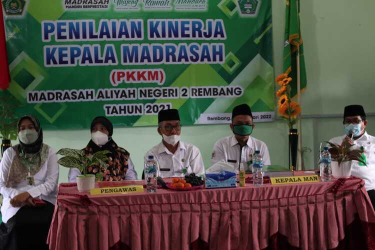 Penilaian Kinerja Kepala MAN 2 Rembang Berjalan Sukses