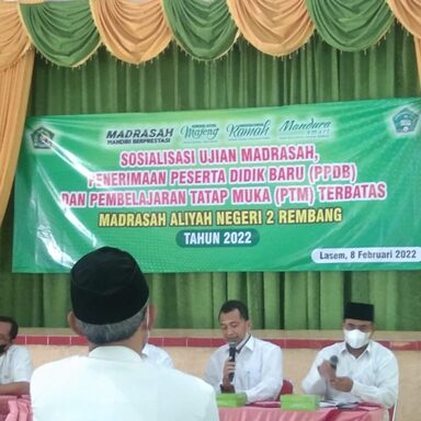MAN 2 Rembang Siap Sukseskan Ujian Madrasah dan UTBK
