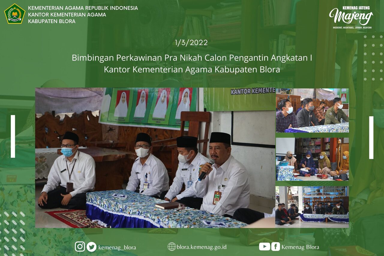 Bimbingan Perkawinan Pra Nikah Kemenag Blora Angkatan I
