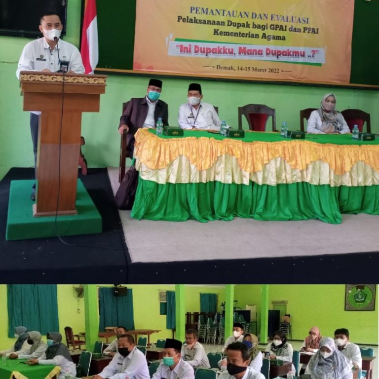 Kabag TU Buka Acara Pemantauan dan Evaluasi Dupak di Kemenag Demak