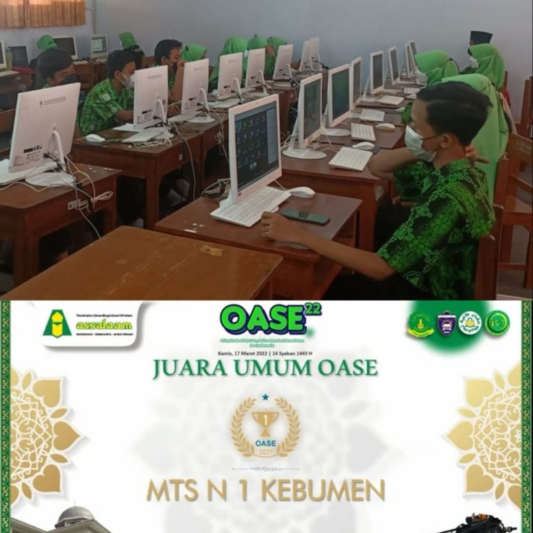 MTsN 1 Kebumen Kembali Raih Juara Umum di OASE 2022