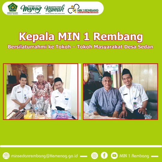 Awali Kinerja, Fahimi Silaturahmi ke Sejumlah Tokoh Masyarakat