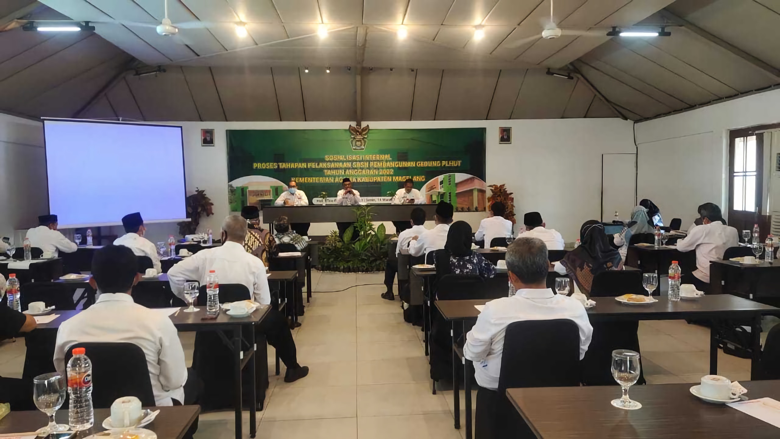 Sosialisasi Internal Proses Tahapan Pelaksanaan SBSN Pembangunan PLHUT KanKemenag Kabupaten Magelang
