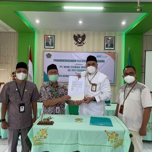 Kemenag Pati Lakukan Perjanjian Kerjasama Dengan BSI
