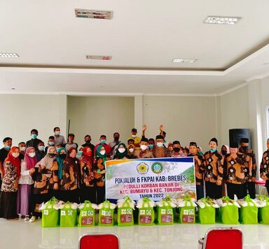 Ikhtiar Pokjaluh Brebes Peduli Bencana Bumiayu dan Tonjong