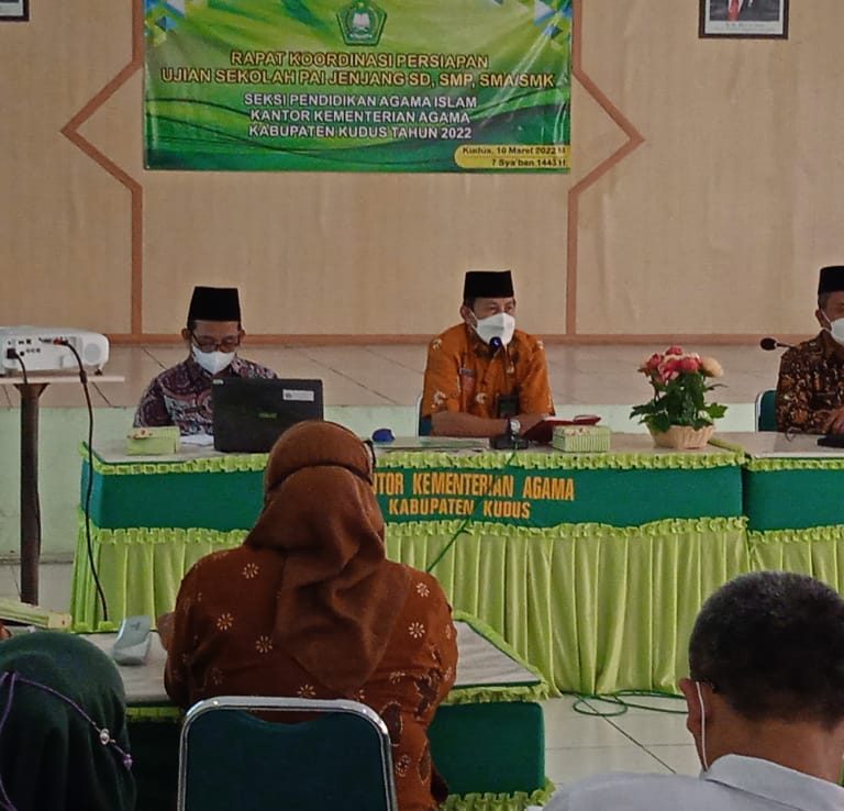 Gelar Rakor, Kasi PAIS Minta Penyusunan Soal Soal Ujian PAI Sesuai Kurikulum￼